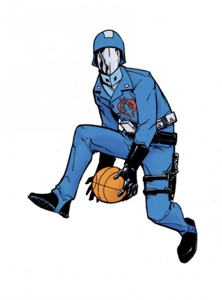 Illustration for article titled A Gallery Of '80 Cartoon Supervillains Schooling You At Basketball